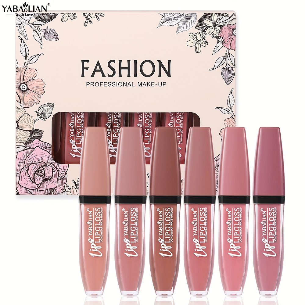 Nude Creamy Lip Glaze Matte Liquid Lipstick Waterproof Long Lasting