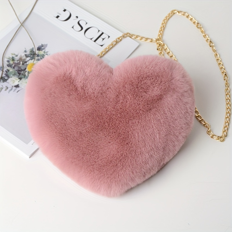 Blush Pink Heart Shaped Bag, Blush Pink Heart Shaped Coin Purse
