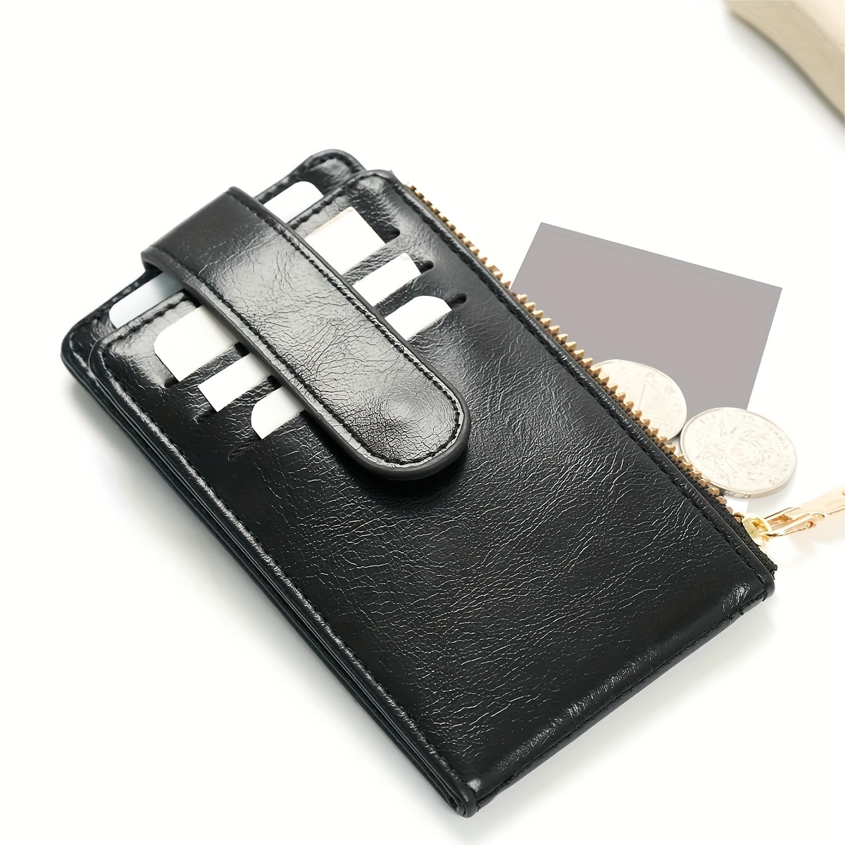 Leather Business Card Holder  Leather Coin Purse Driver's