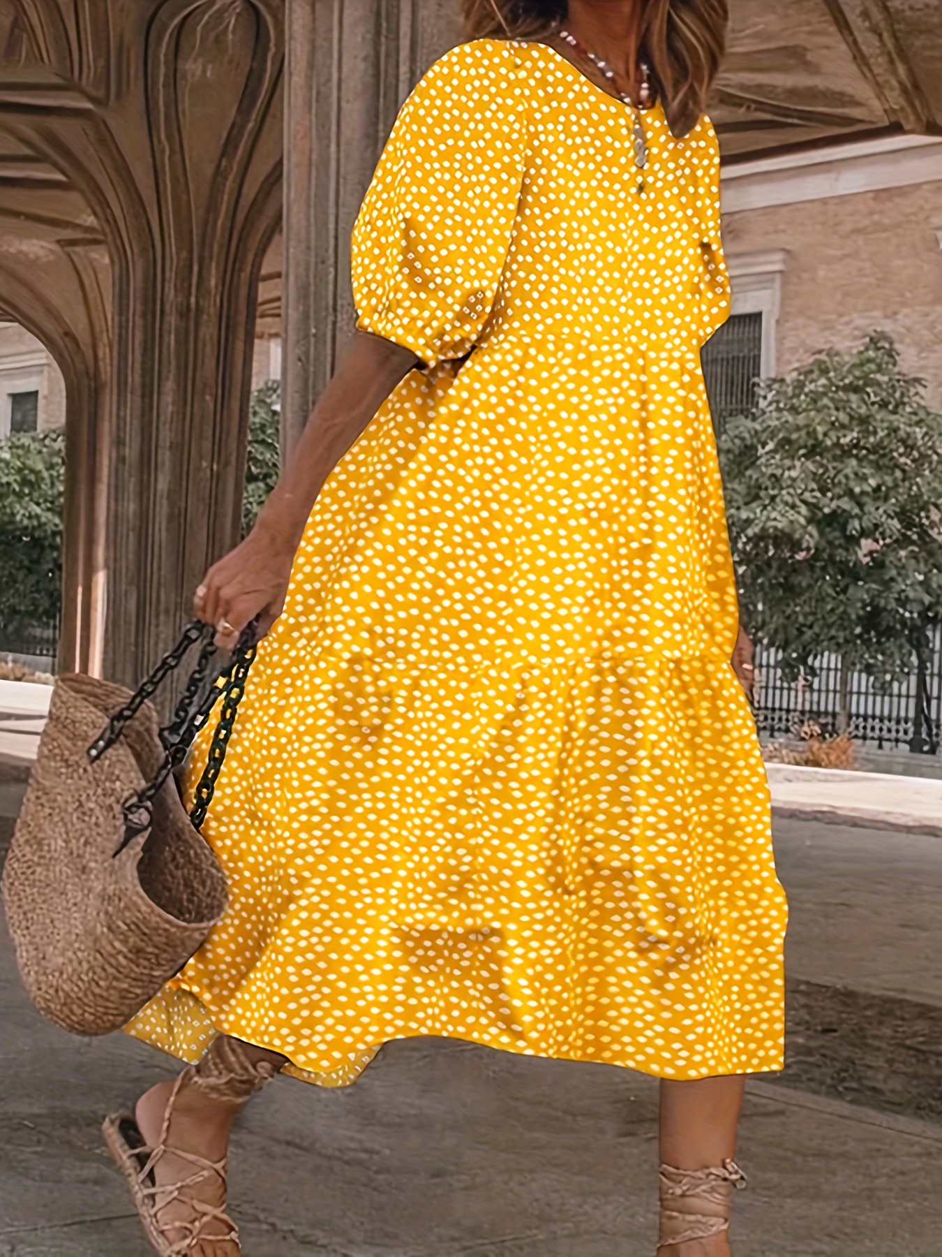 Yellow Dress Women - Temu