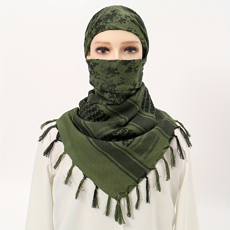 Mens Women Military Arab Tactical Desert Army Shemagh KeffIyeh Scarf Neck  Wrap
