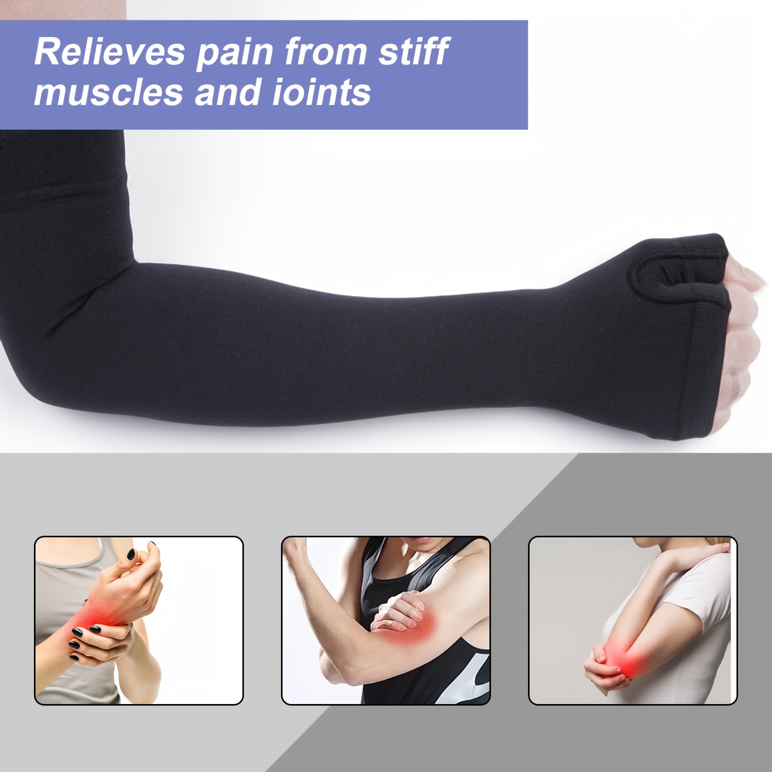 Compression Arm Sleeves 20-30 mmHg - Performance & Recovery