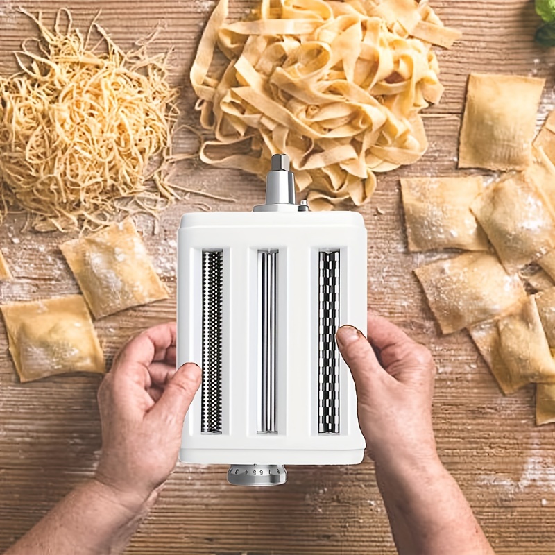 ANTREE 3-IN-1 Pasta Attachment & Ravioli Attachment for KitchenAid Stand  Mixers, Pasta Maker Assecories included Pasta Sheet Roller, Spaghetti  Cutter