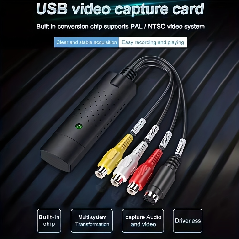 Carte d'acquisition vidéo USB carte d'acquisition USB unik capture de  signal AV capture video de övervakning