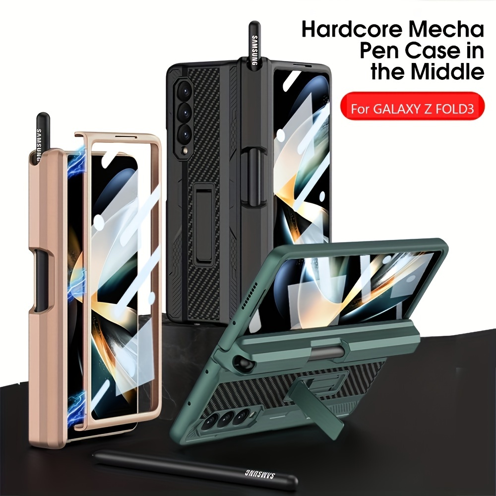 SHIEID Samsung Z Fold 4 Case, Galaxy Z Fold 4 Case Ultra-Thin Tempered  Glass Phone Case Protective Cover for Samsung Galaxy Z Fold 4 Fashion