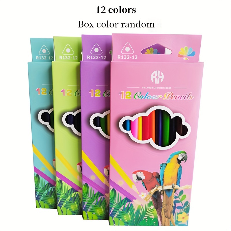 Artist Colored Pencils Set (12 Colors) - Oil-Based Drawing Pencils, Art  Supplies Kit For Adult Kids Coloring Books