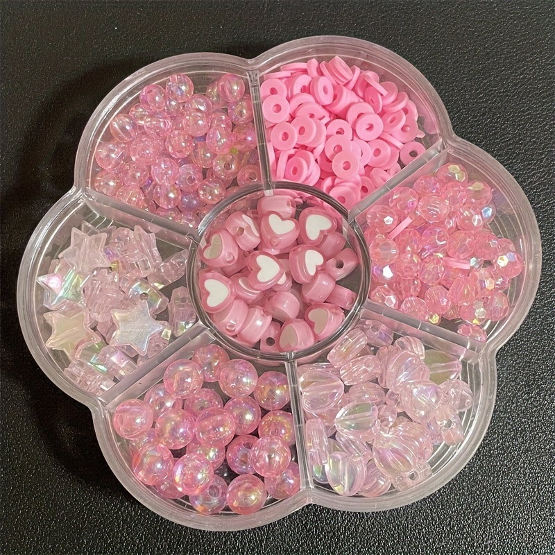  PH PandaHall 430pcs Acrylic Pink Beads 16 Styles Valentine Beads  Assorted Spacer Beads Chunk Bubblegum Ball Beads Round Smooth Beads for DIY  Crafts Bracelet Necklace Summer Jewelry Making : Arts, Crafts