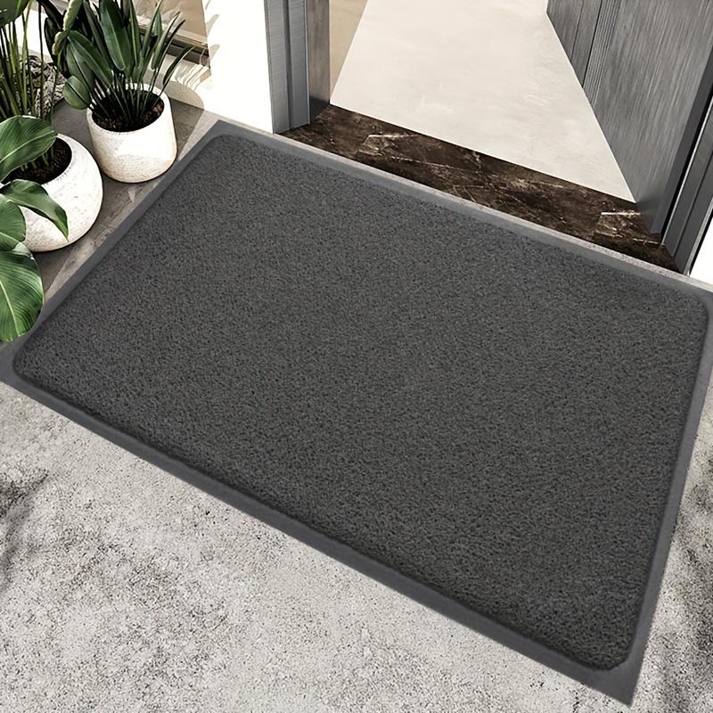 Grey Welcome Doormat Non slip Floor Rug Mat Outdoor Indoor - Temu