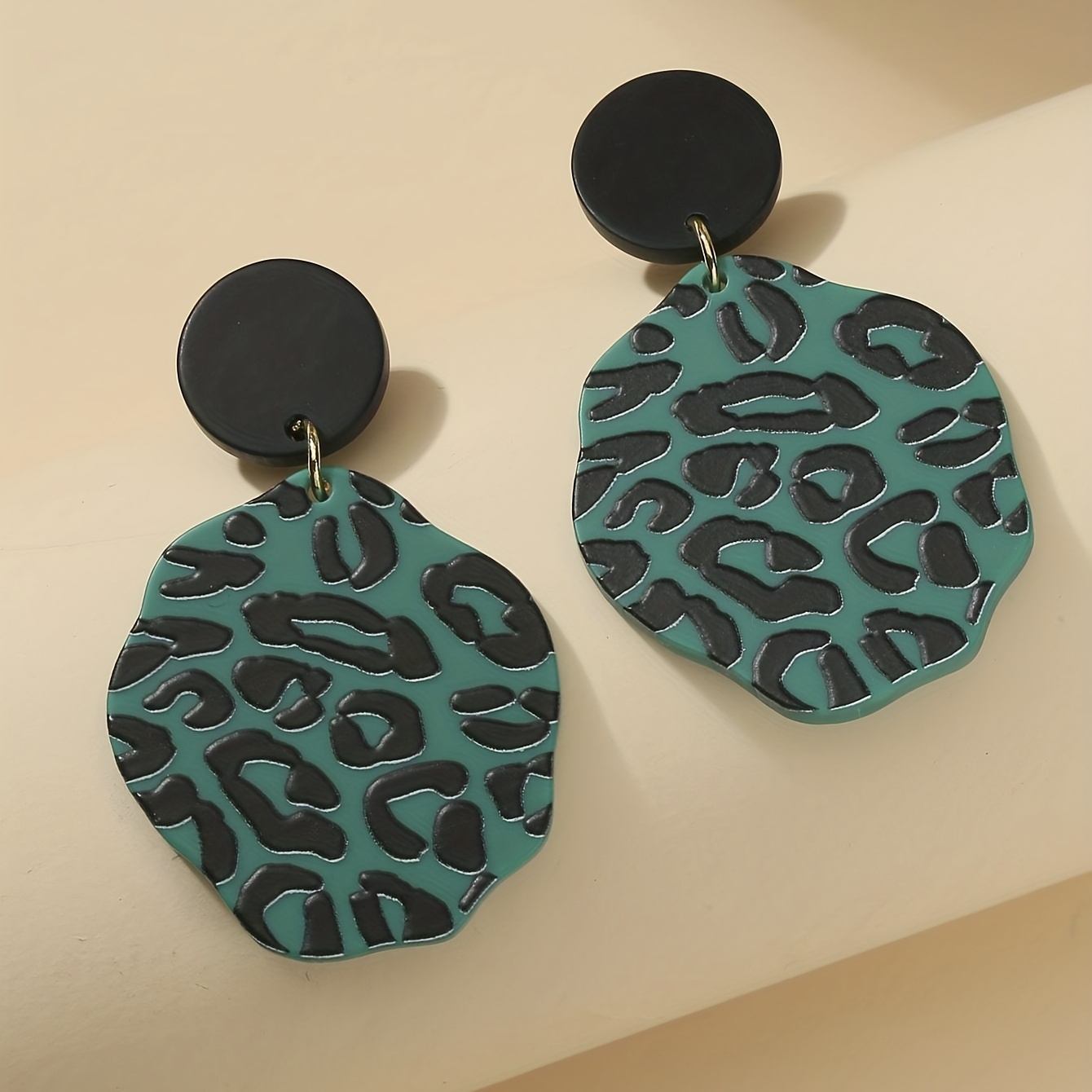 

Boucles D'oreilles À Motif Léopard De Forme Irrégulière, Bijoux En Acrylique Élégants Et Sexy, Cadeau Tendance Pour Femme