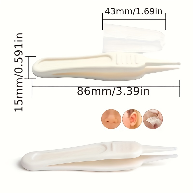 1pcs Baby Safe Cleaning Tweezers Ear Nose Navel Special Design