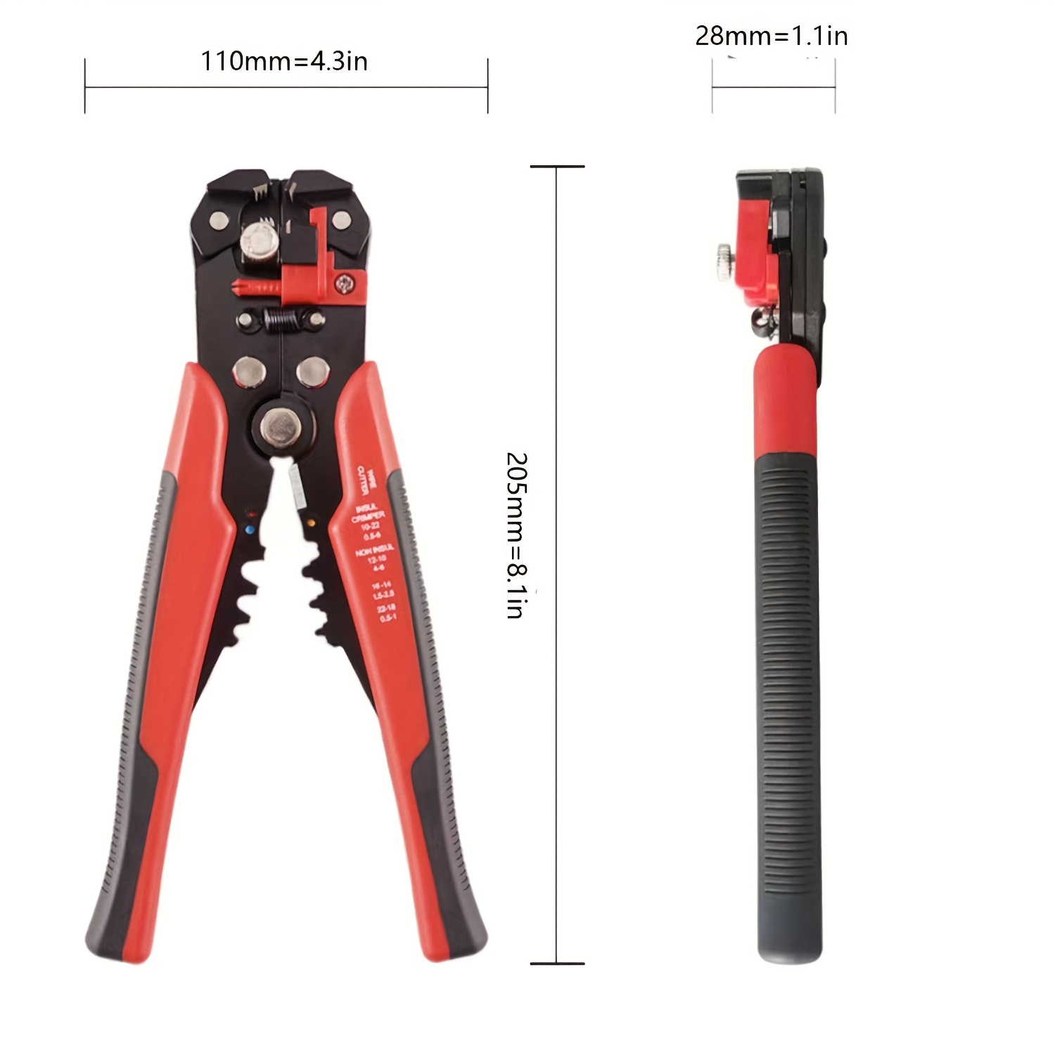 1pc Manual Wire Stripping Tool Handheld Wire Stripper, Adjustable