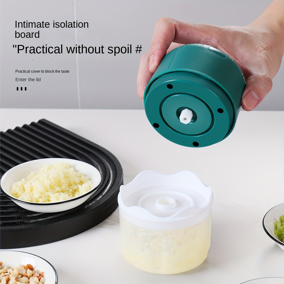 1pc Wireless Electric Garlic Machine Multifunctional Portable