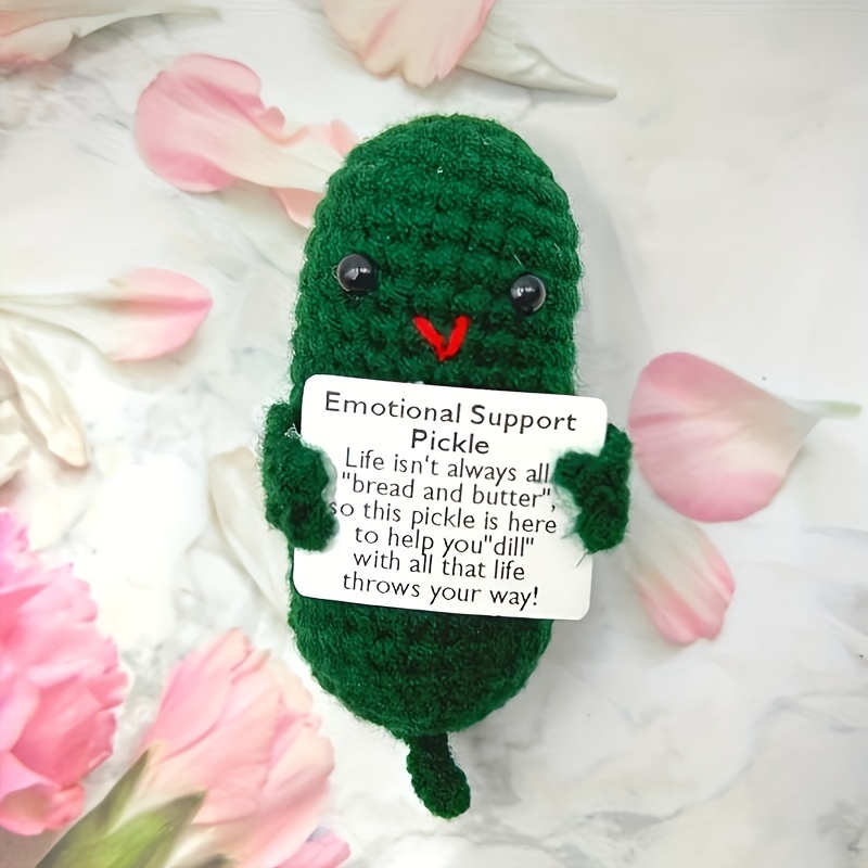  Emotional Support Crochet Fruit Doll, Handmade Crochet  Emotional Support Gift Desk Office Ornament Home Decor (Toast A 2.3) :  Home & Kitchen