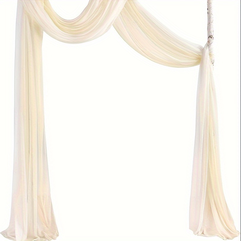 Colorful Wedding Arch Draping Fabric Curtain Sheer - Temu