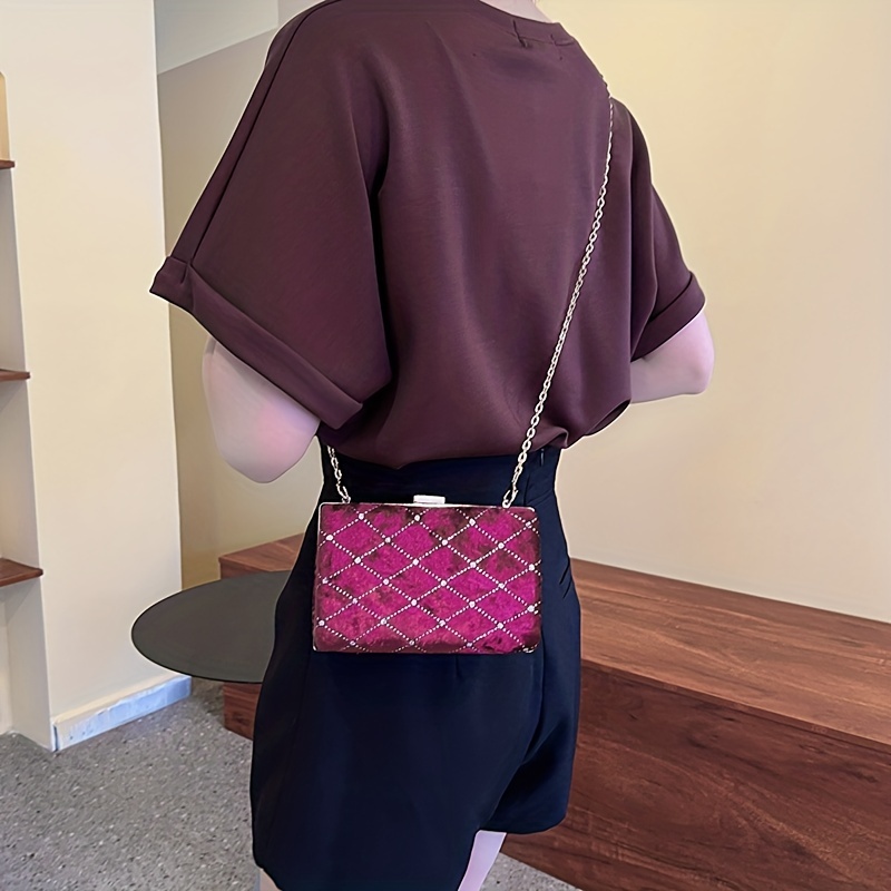 Uematu Luxury Designer Heart Shaped Evening Clutch Bag Wedding Purse PU  Handbag Brand Crossbody Bags Women Shoulder Bag (Color : Fruit green, Size  : 17X16X6cm): Handbags