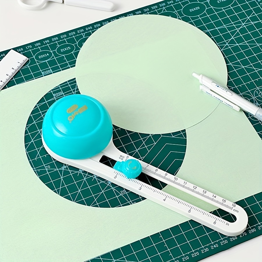 Circle Cutter, Circular Paper Cutter Circle Paper Trimmer Rotary Cutter  Craft Supplies, Round Cutting Knife Cards Cutters ( Orange )