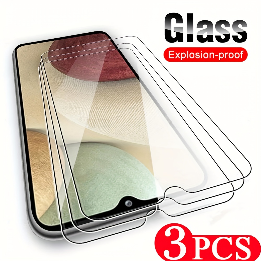 Acheter Paquet de 4 protecteurs d'écran pour Samsung A13 5G, pour Samsung  Galaxy A02 A12 A22 A32 A42 A73 5G, protecteur d'écran en verre trempé de  dureté 9H
