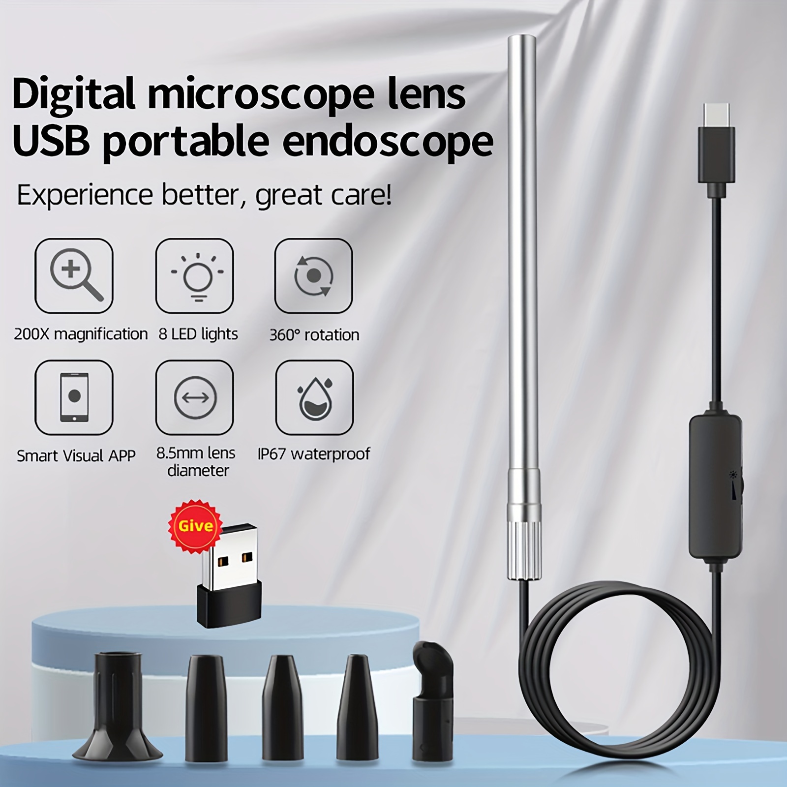 MINI MICROSCOPE DE poche appareil photo 800X portable USB