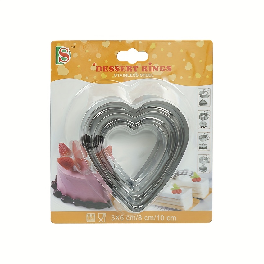 Set Tagliabiscotti A Forma Cuore Tagliapasta In Acciaio - Temu Italy