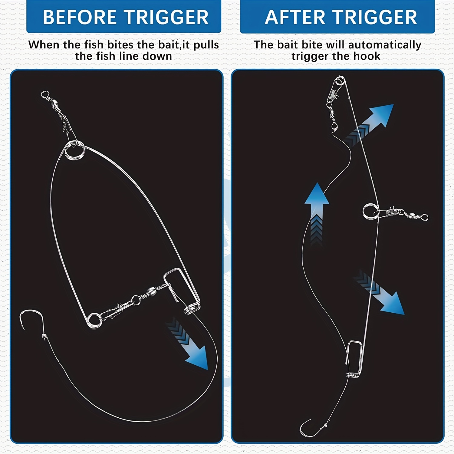 Automatic Fishing Device: Ultimate Trigger Spring Hook - Temu New Zealand