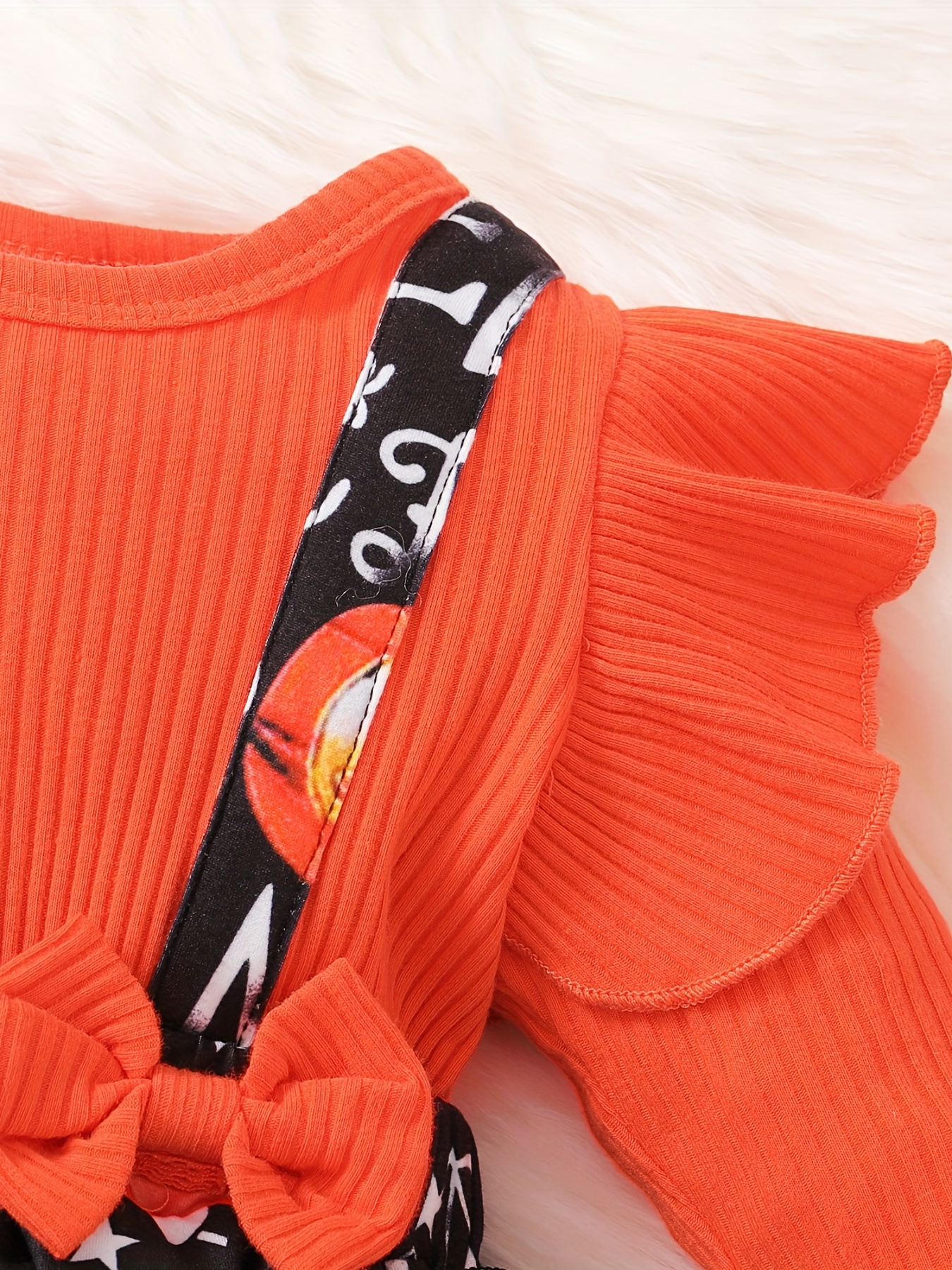 Ladies Pumpkin Face & Stripes Leggings Orange - Haunt Shirts