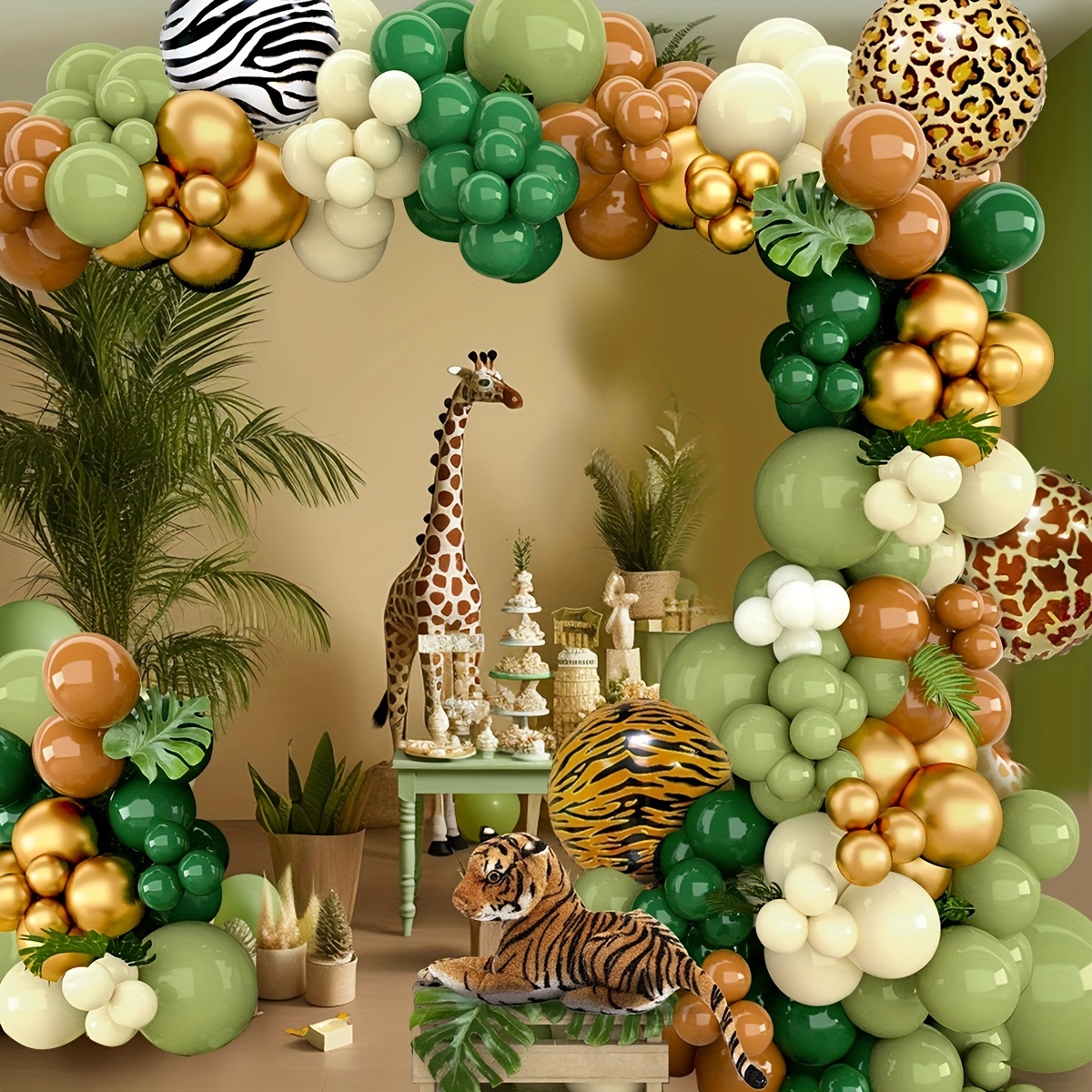 Jungle Animal Balloon Garland Arch Kit Decorazione Feste Compleanno Safari  Decor Palloncini In Lattice, Spedizione Gratuita, Resi Gratuiti