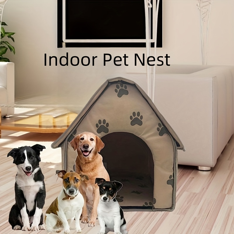 Cerca para perros y cachorros, corral para mascotas, portátil, para  interiores, gran recinto de metal resistente, para perros pequeños,  medianos