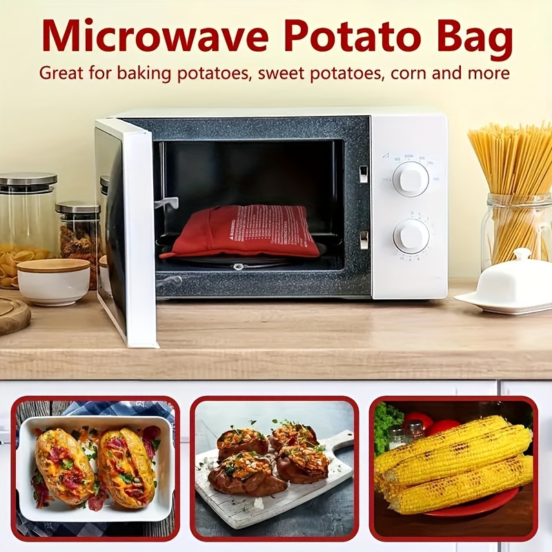Bolsa de patatas para microondas Dos tamaños disponibles/Patatas de tela  para microondas/Bolsa de verduras/Bolsa de patatas al horno para microondas  -  España