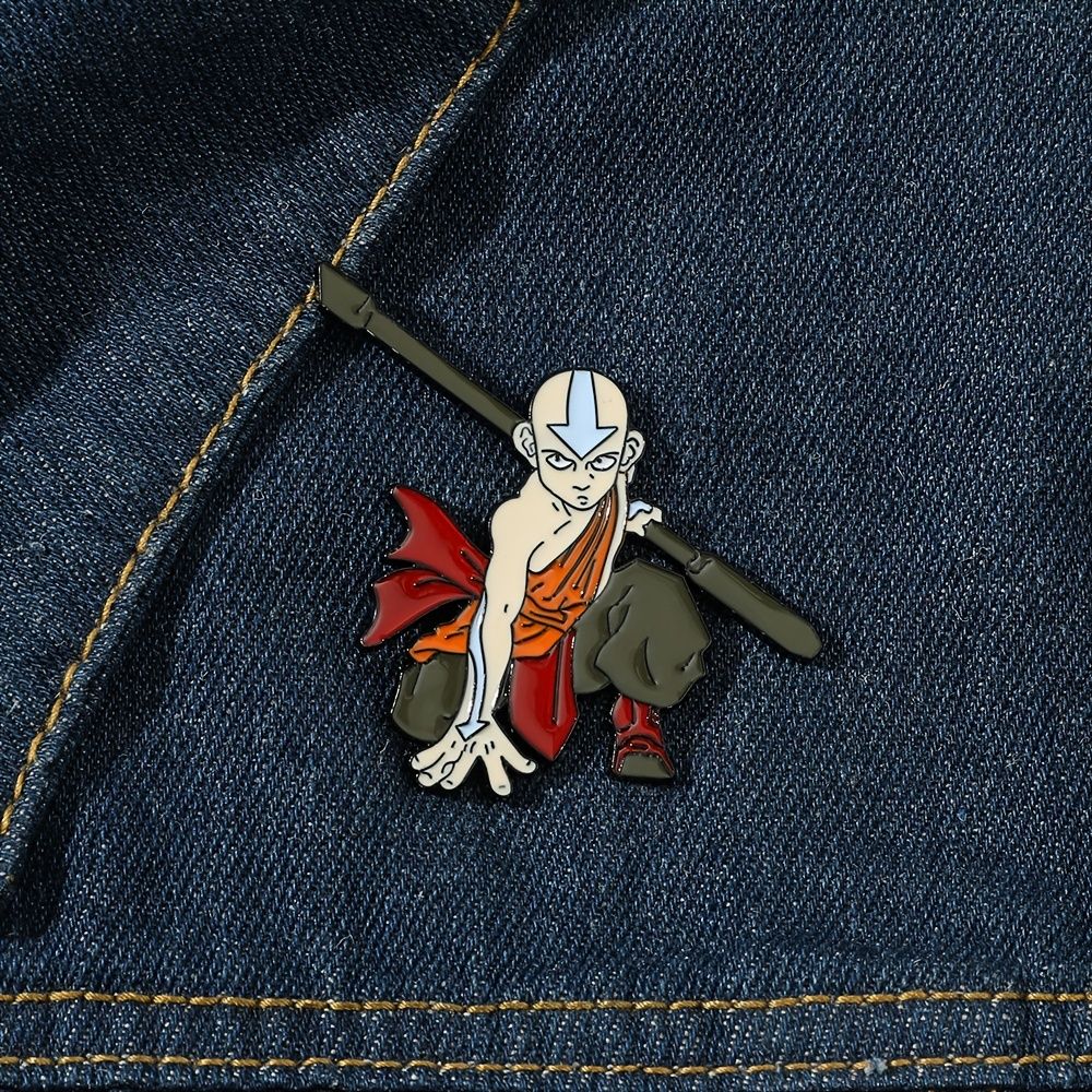 Monk Cartoon Character Enamel Brooch Cute Badge Clothes Bag Pin Accessory |  High-quality & Affordable | Temu