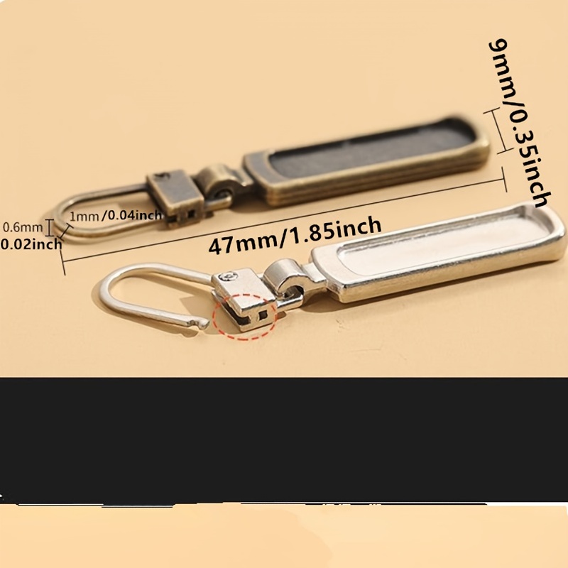 Universal Detachable Zipper Puller Metal Zipper Sliders - Temu