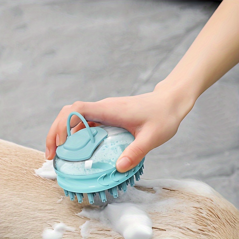 Dog Bath Brush Dog Shampoo Brush Dog Scrubber For Bath Pet - Temu