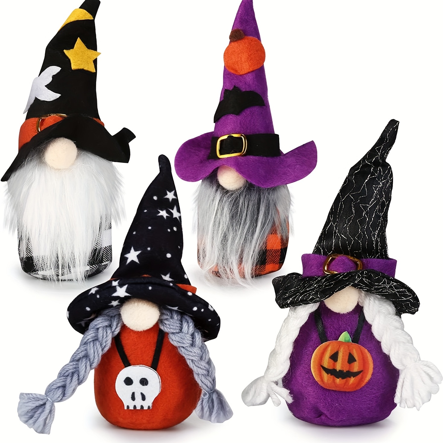 

1pc, Cute Halloween Gnome Plush Decorations - Perfect For Hanging, Tiered Tray, And Trick Or Treat Gifts - Ideal For Home, Bedroom, And Holiday Decor