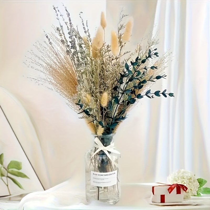 Compra Decorazione erba di grano essiccata di grano 60 cm di lunghezza  fiori secchi grandi I decorazione boho I fiori secchi I decorazione da  tavola I rami decorativi per bouquet essiccati I