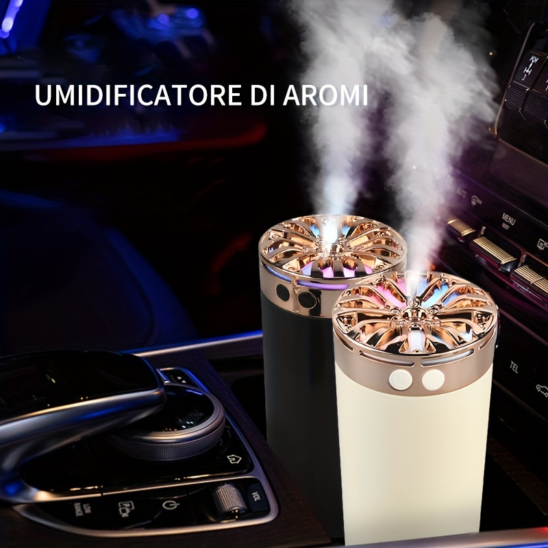 Umidificatore Diffusore Per Auto, Mini Umidificatore Colorato E Fresco,  Diffusori Per Auto Per Oli Essenziali, Piccolo Umidificatore Usb Per Auto,  Elementi Essenziali Per Auto, 2 Modalità Di Nebbia - Auto - Temu Italy