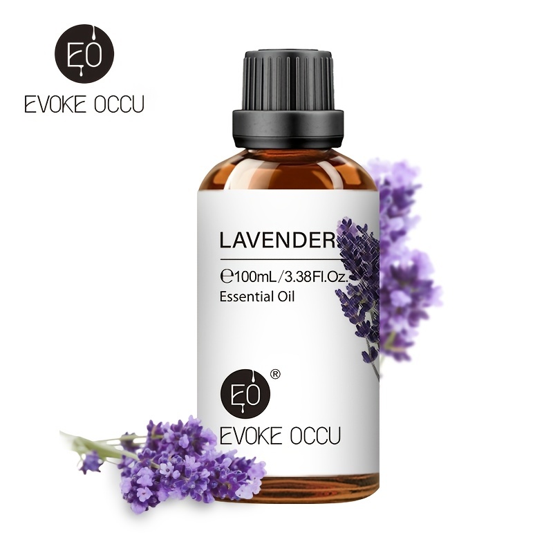 HIQILI 100ML Lavender Essential Oils for Diffuser Humidifier Massage  Aromatherapy Pure Natural Aroma Oil for Candle/Soap Making