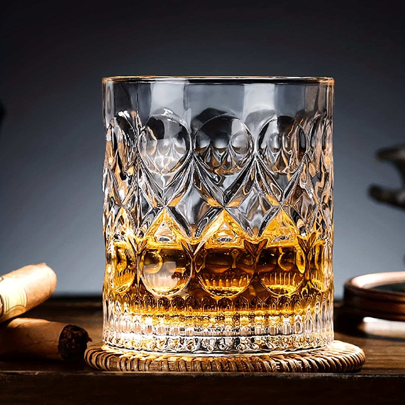 Spiral Pattern Whisky Glass, Freezer Beer Glasses, Stylish Glassware, For  Scotch Bourbon, Whisky, Cocktail, Cognac, Vodka, Gin Tequila Liquor, Home  Decor, Home Kitchen Supplies, Unique Gifts For Men - Temu