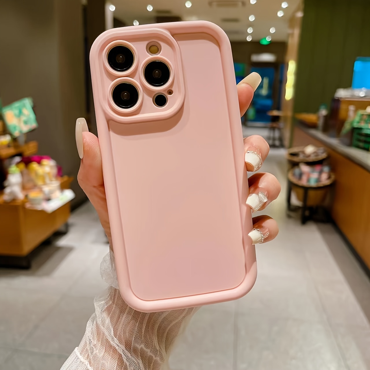 Pink Stylish iPhone 15 Pro Max case