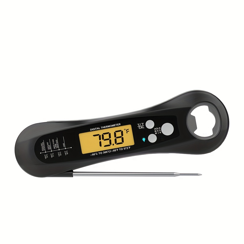 Foldable Food Thermometer Digital Kitchen Food Cooking Tool BBQ