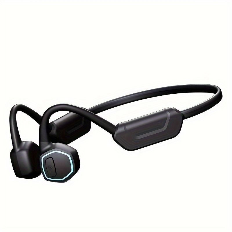 Auriculares de conducción ósea Inalámbrico Bluetooth IPX8 Reproductor de  MP3 Natación Impermeable con micrófono Blanco naranja-Negro Rojo- BANYUO  Electrónica