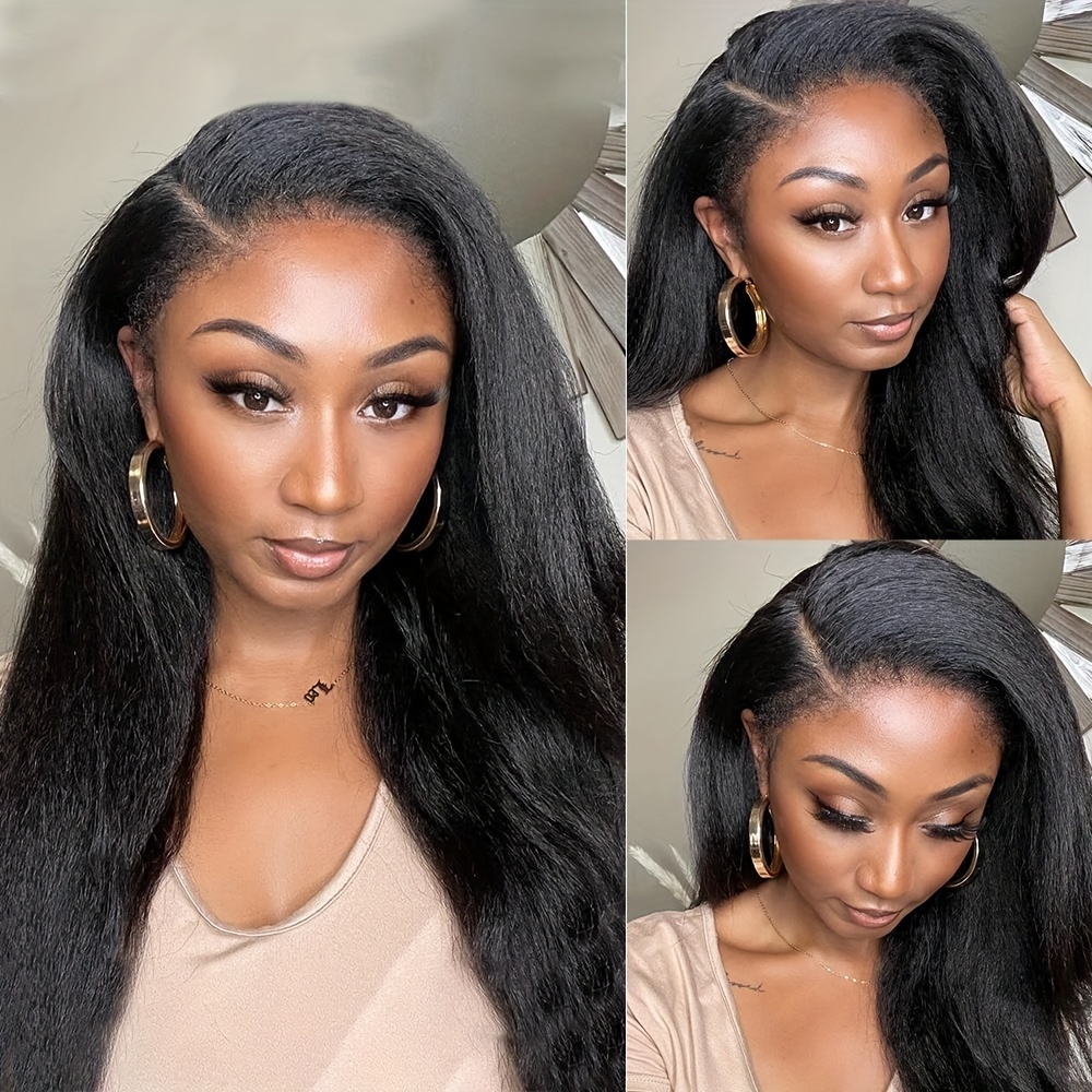 Ear To Ear 13x4 Top Full Frontal Lace Closure Mongolian Afro Deep Kinky  Curly Human Hair Lace Front Closure with Baby Hair Free Part Bleached Knots