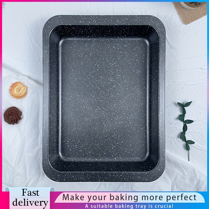 

1pc, Baking Sheet, 14.4''x10.5'', Carbon Steel Baking Pan, Non-stick Cookie Sheet, Grilling Trays, Dishwasher Safe, Oven Accessories, Baking Tools, Kitchen Gadgets, Kitchen Accessories