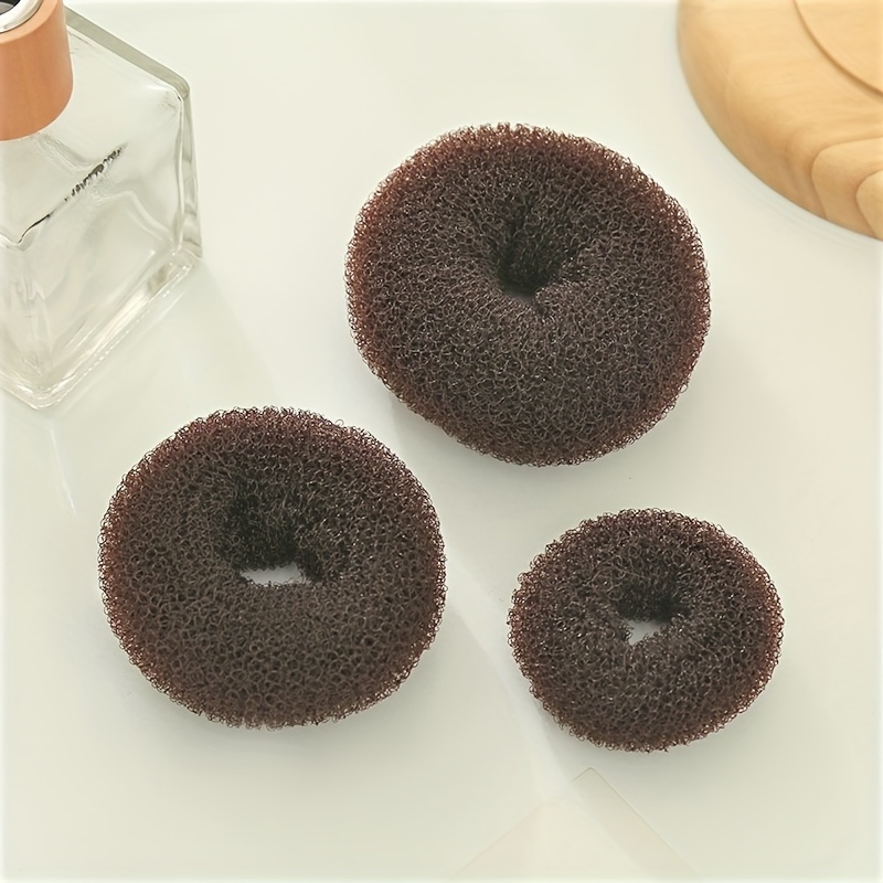 Bun Head Tie Donut Shape Hair Accessory for Short Thin Hair