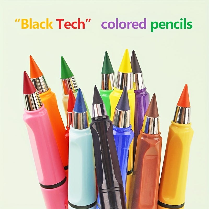 7 Color 1 Pencil Woodless Rainbow Colored Pencil Magic - Temu