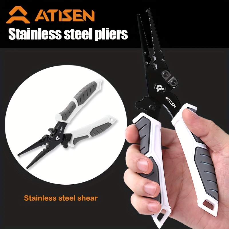 Multi functional Stainless Steel Fishing Pliers Non slip - Temu