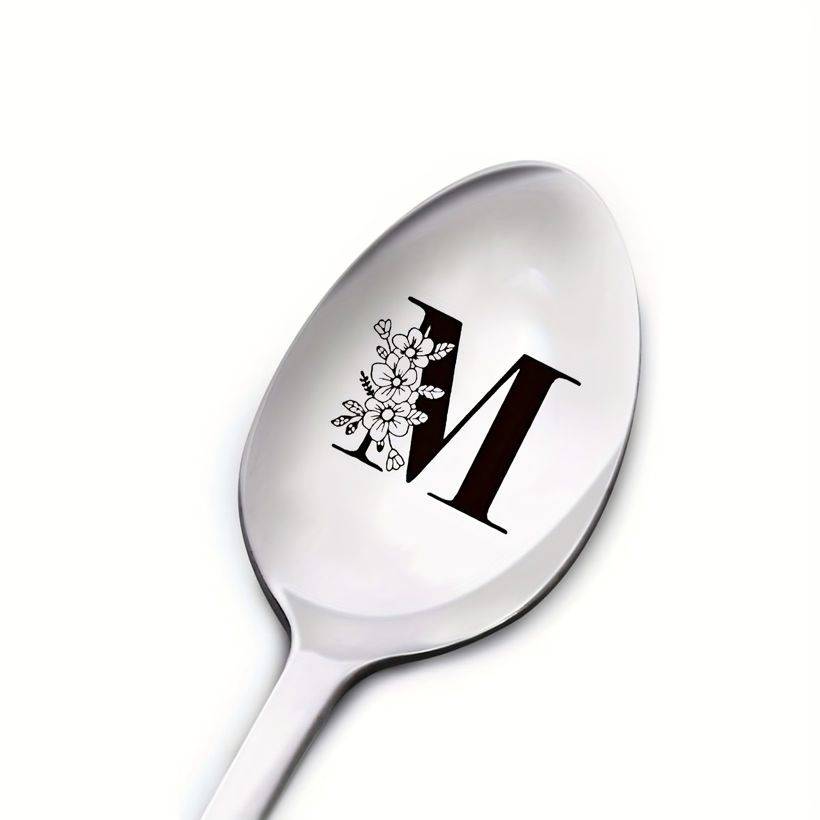  Initial Mug - Letter M Monogram - Cute Novelty