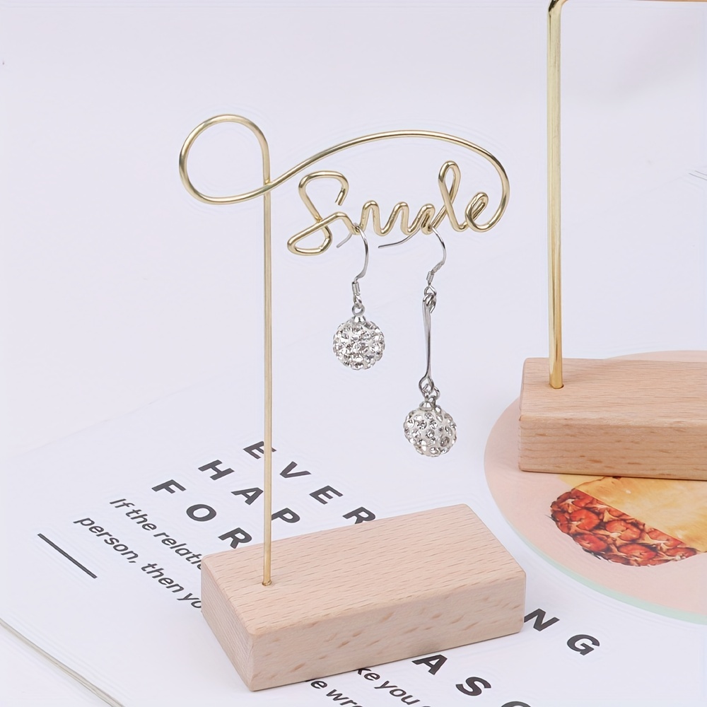 Classic Metal Golden Shape Jewelry Display Rack