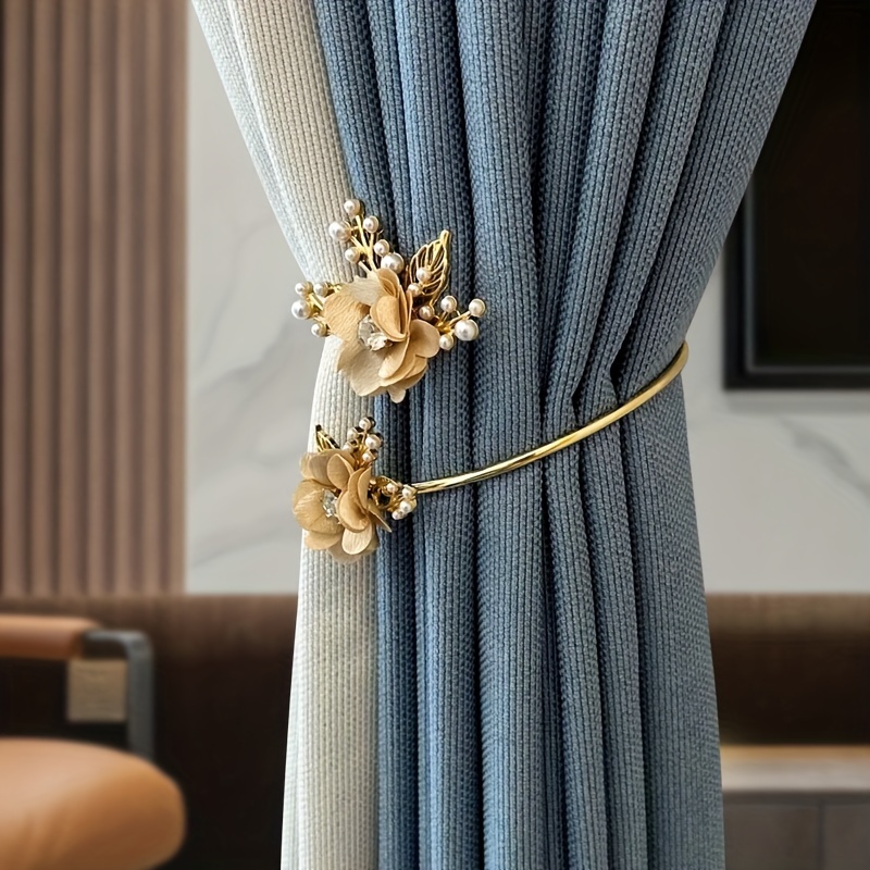 1pc Faux Pearl Decor Curtain Holdback  Cortinas de luxo, Cortinas para  casa, Decoração de entrada
