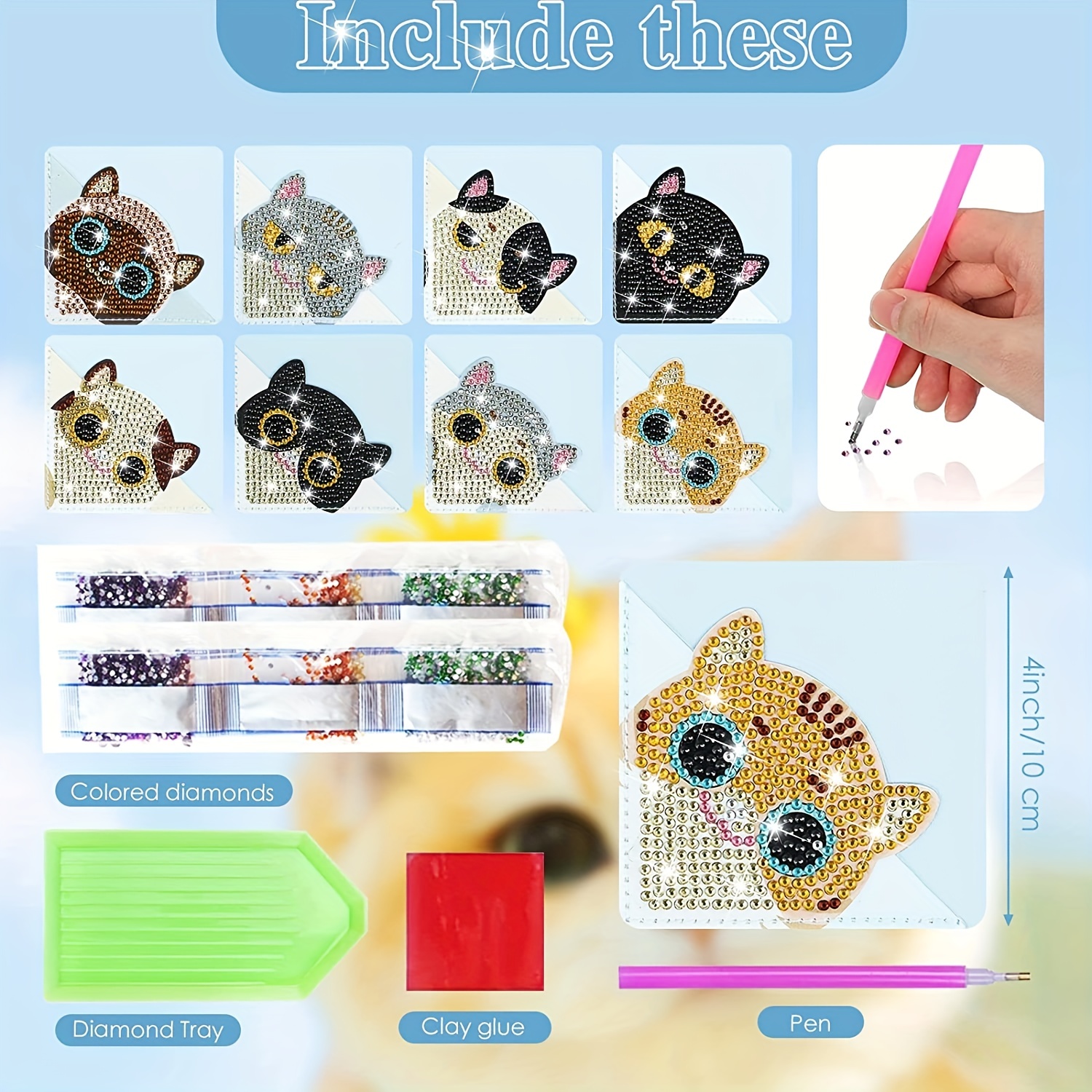 Craspire DIY Diamond Painting Stickers Kits For Bookmark Making, with –  CRASPIRE