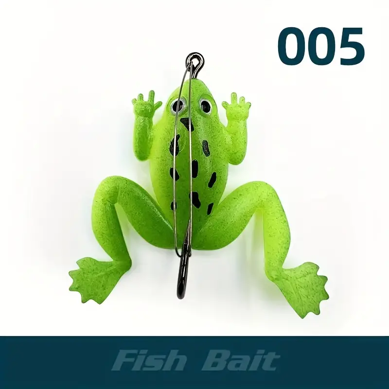 Soft Frog Baits Catch Fish Topwater Fishing Artificial - Temu