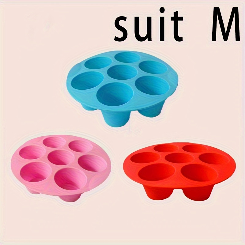 3 Pcs Silicone Cake Moulds, Doughnut Maker Silicone Baking Tray Cupcake  Muffin Molds Mini Cake Pan